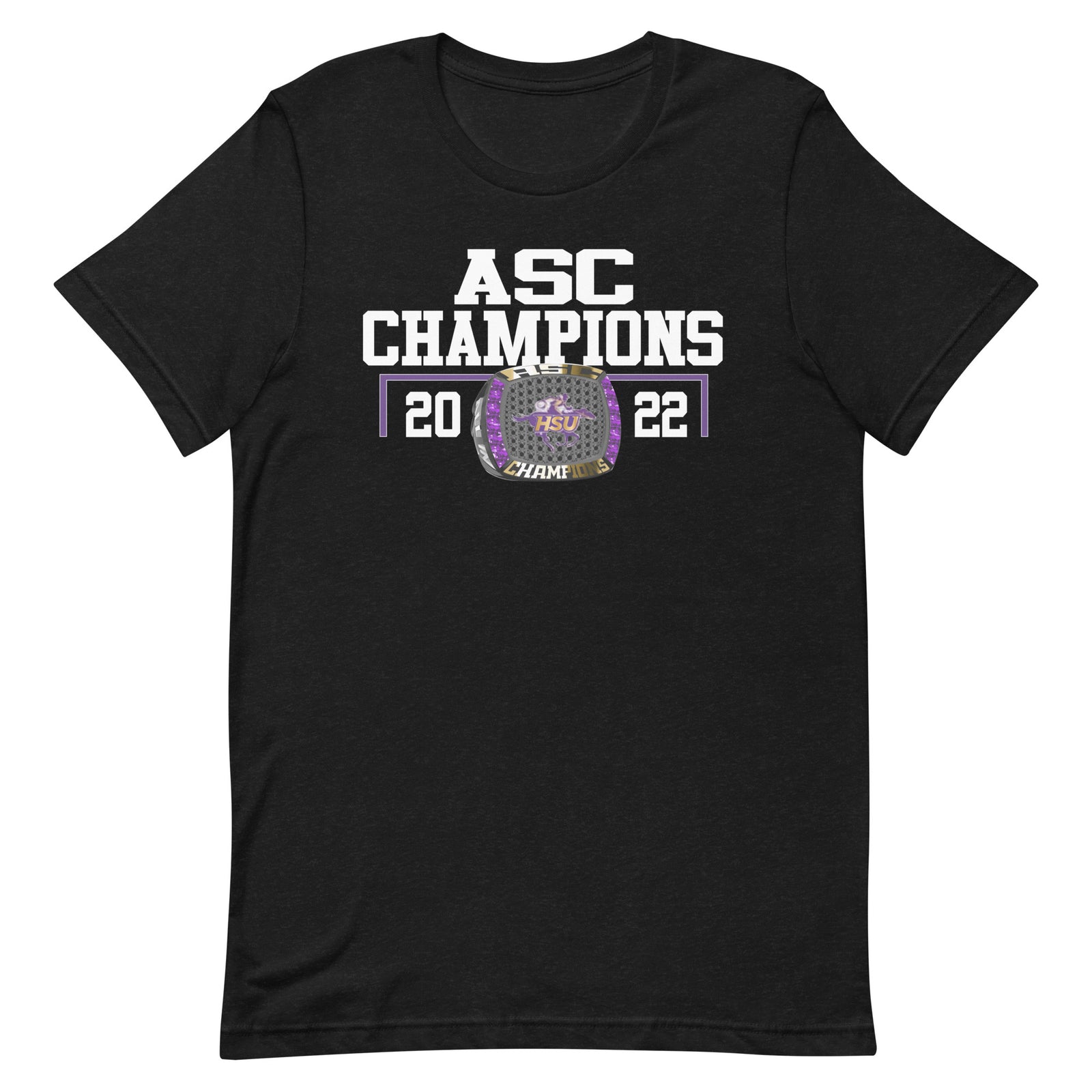 Hardin-Simmons University Men’s Tennis 2022 Blackcast  ASC Championship Ring Unisex t-shirt