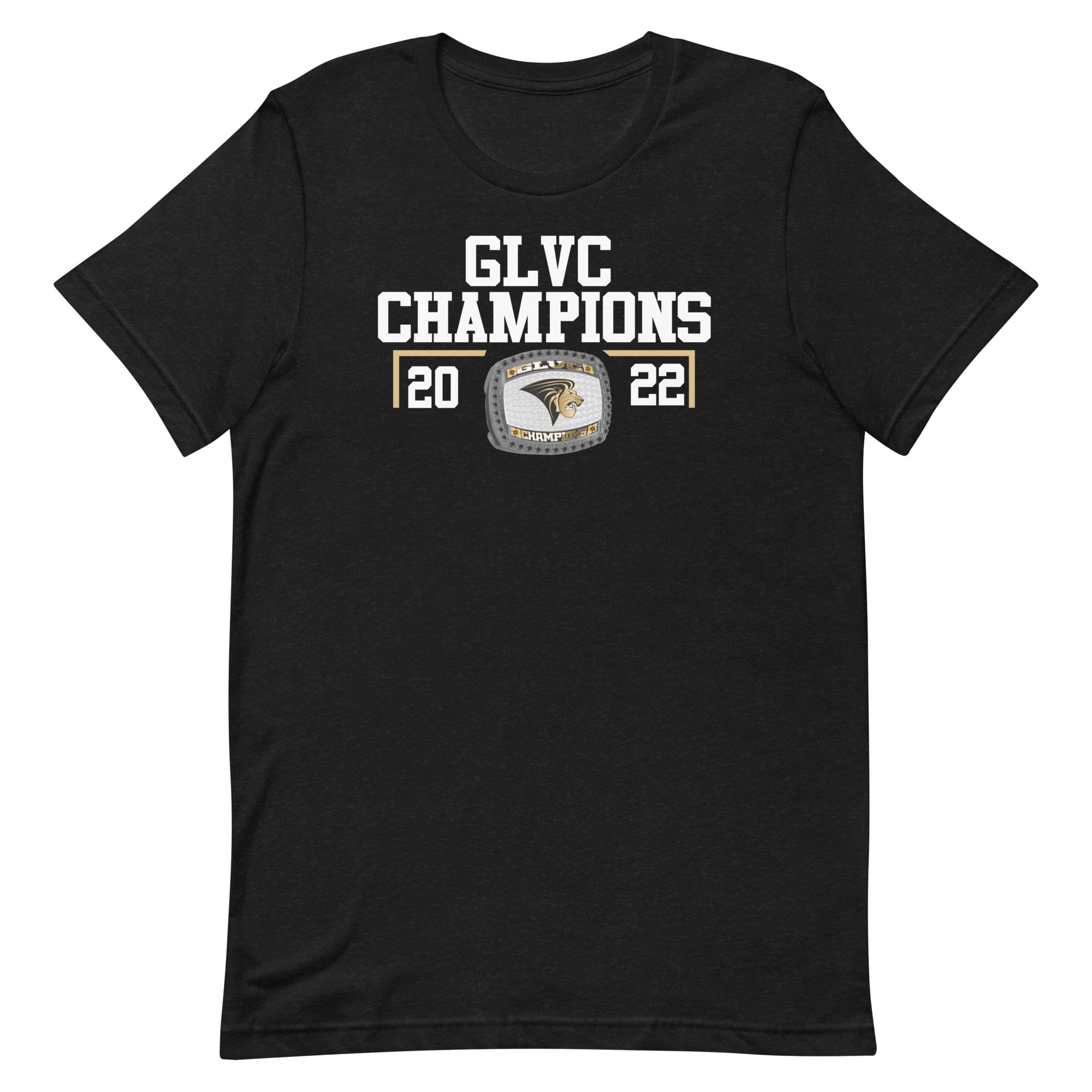 Lindenwood University GLVC Champions Unisex t-shirt
