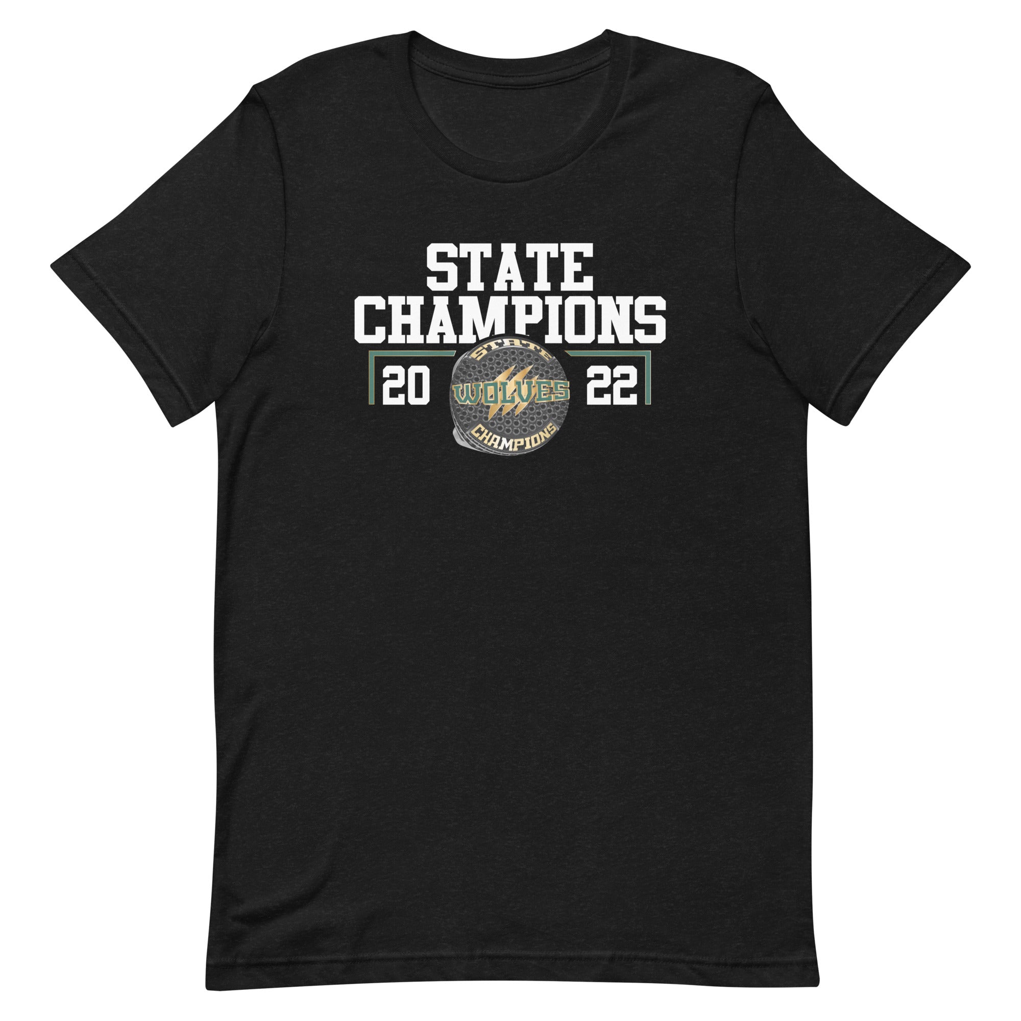 Green Canyon High School Men’s Lacrosse 2022 State Championship Ring Unisex t-shirt
