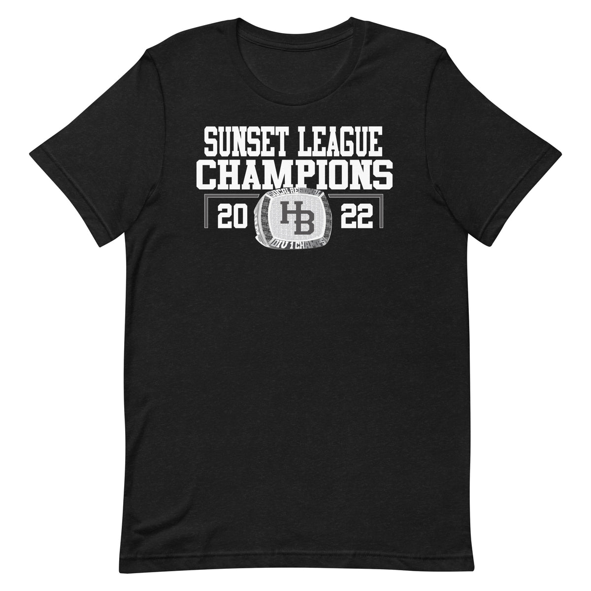 Huntington Beach High School Sunset League Champions Unisex t-shirt