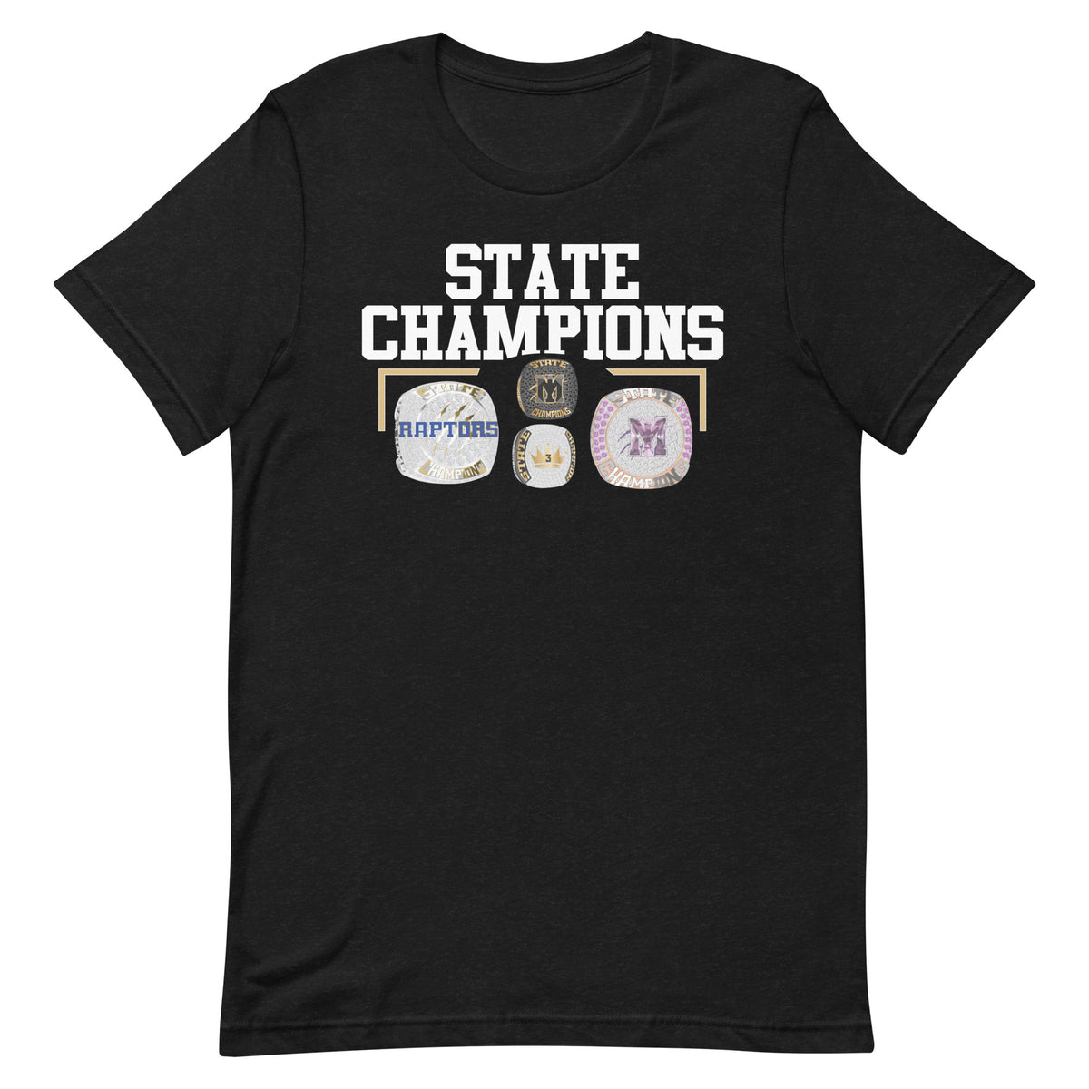 Mountain Island Charter High School 2022 Championship Rings  Unisex t-shirt