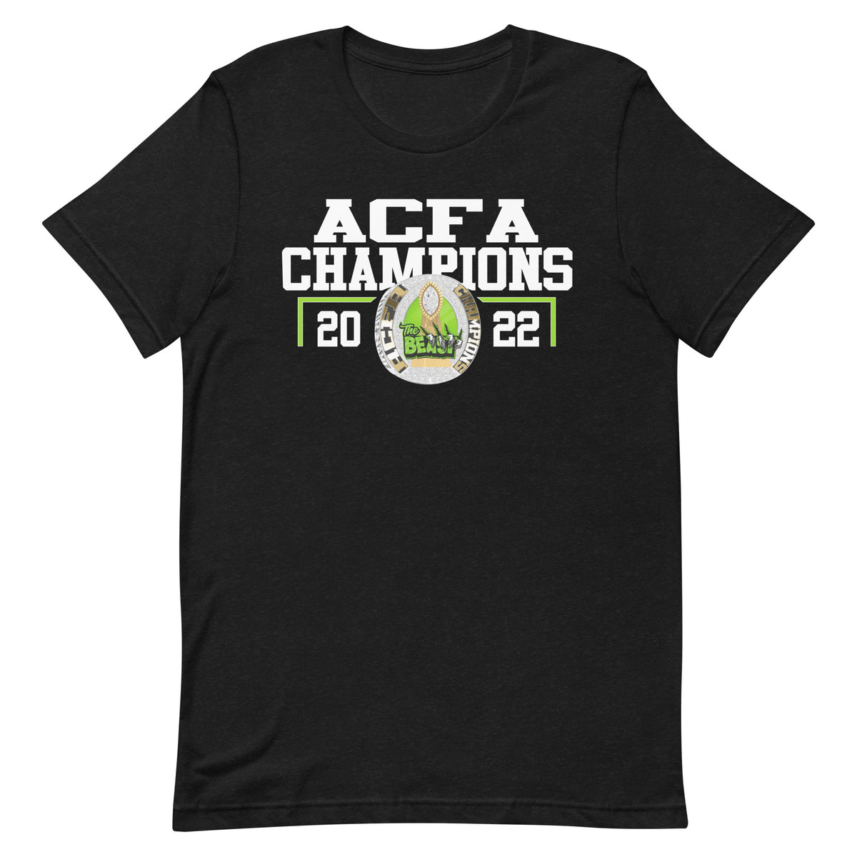 Virginia Beast 2022 ACFA Championship Ring Unisex t-shirt