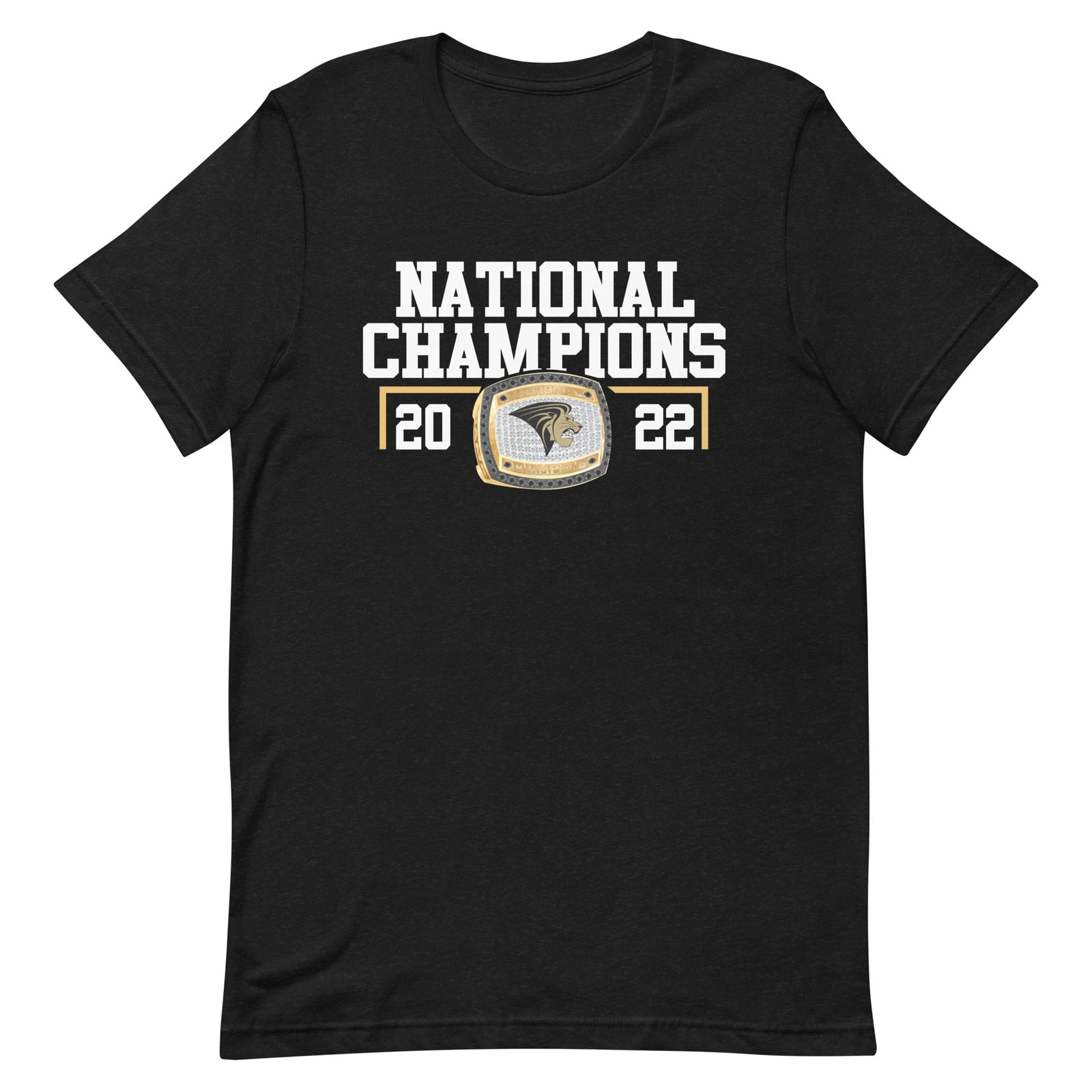 Lindenwood University Cheer 2022 National Championship Ring Unisex t-shirt