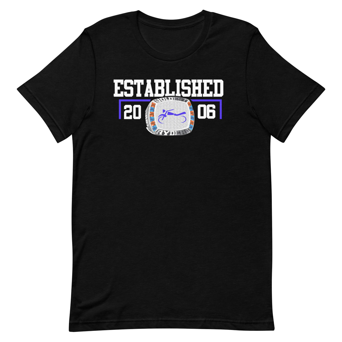 Boldest Ryders Motorcycle Club Ring  Unisex t-shirt