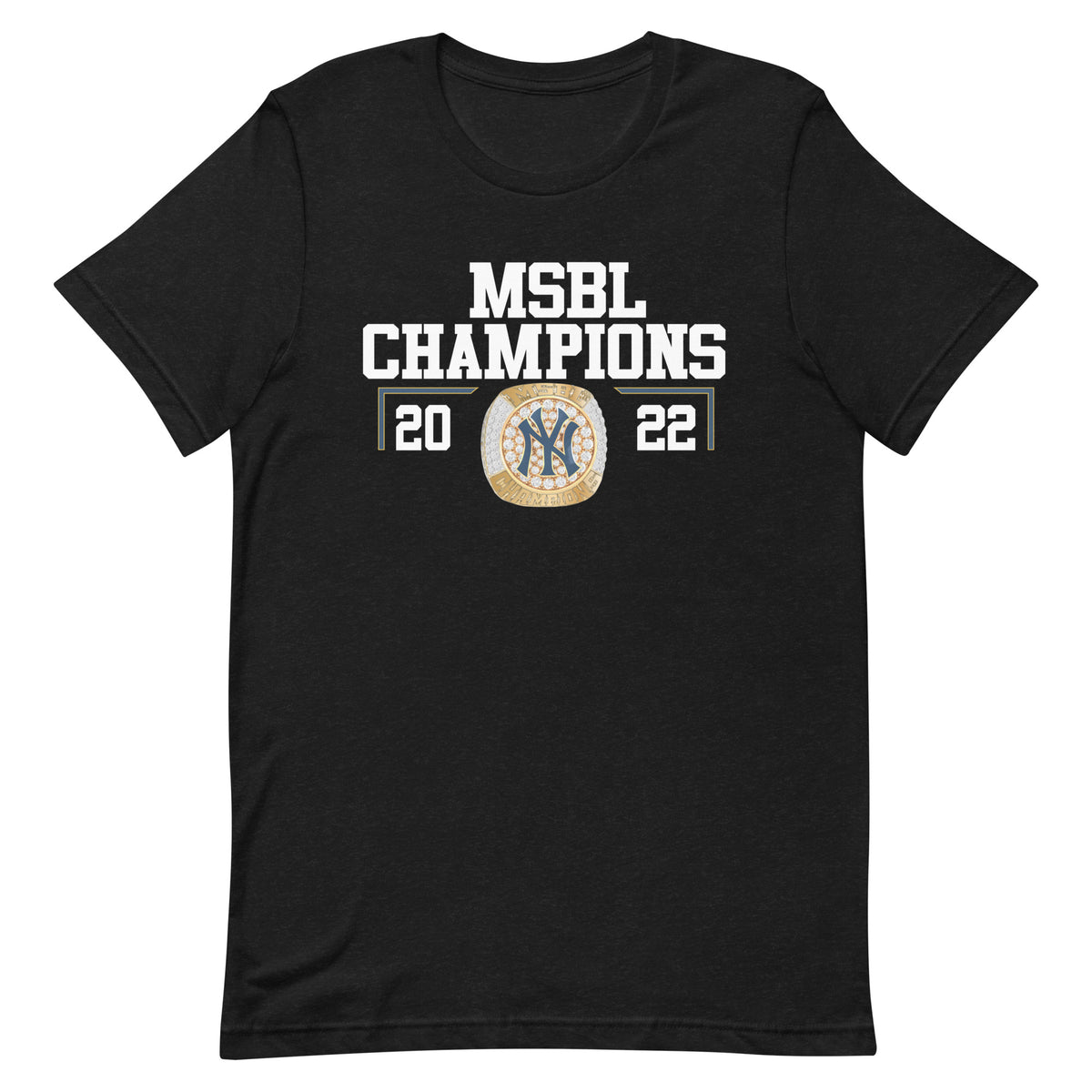 Detroit Yankees 2022 MSBL Championship Ring Unisex t-shirt