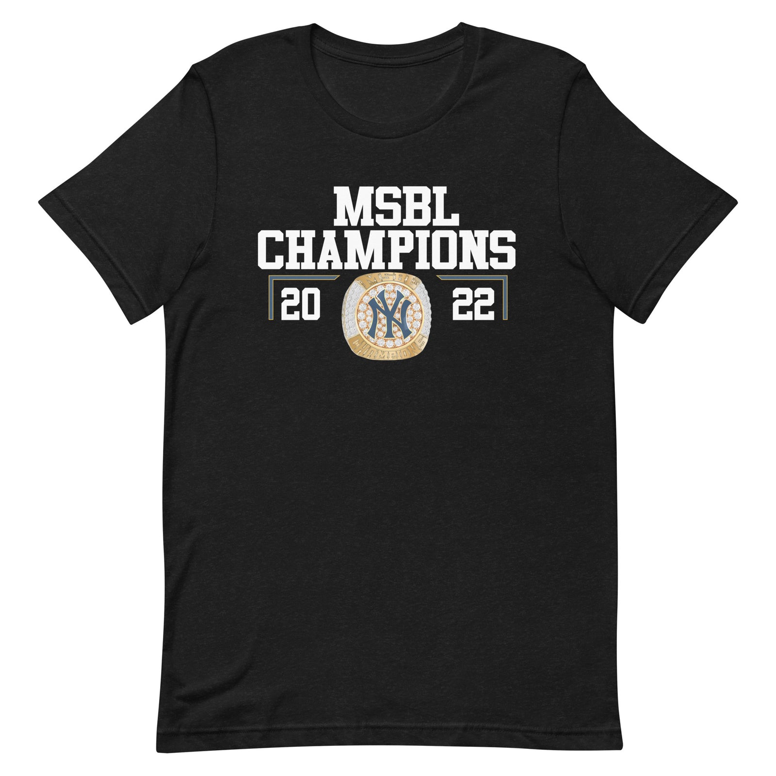 Detroit Yankees 2022 MSBL Championship Ring Unisex t-shirt