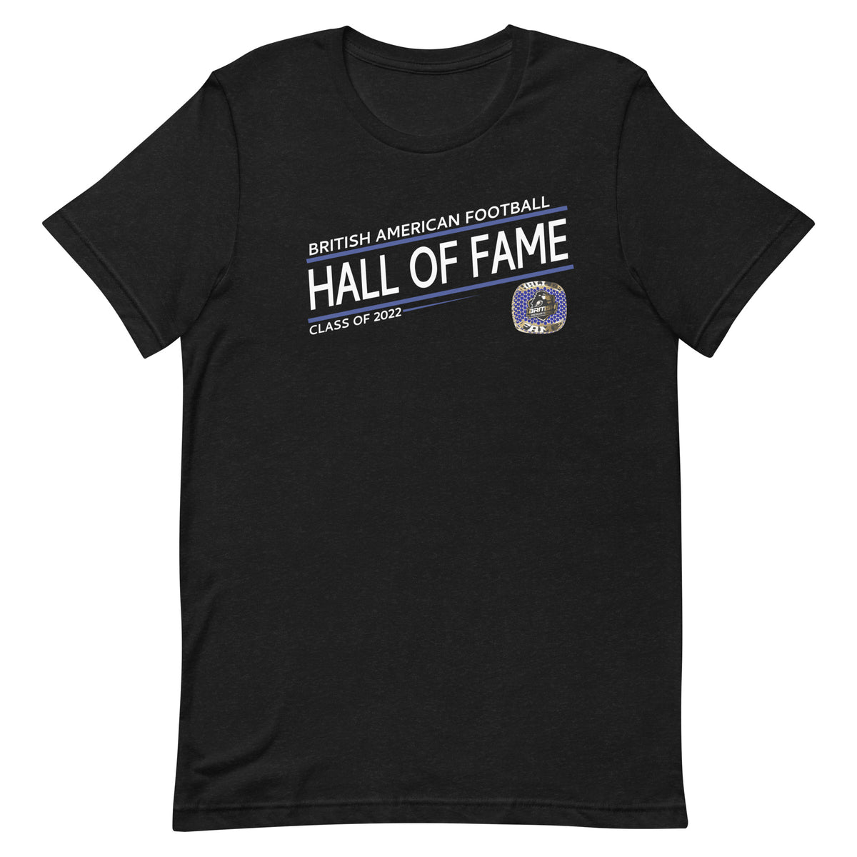 British American Football Hall of Fame Class of 2022 Championship Ring Unisex t-shirt