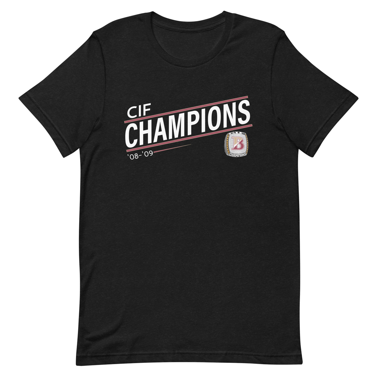 Jono Zissi ’08-’09 CIF Championship Ring Unisex t-shirt