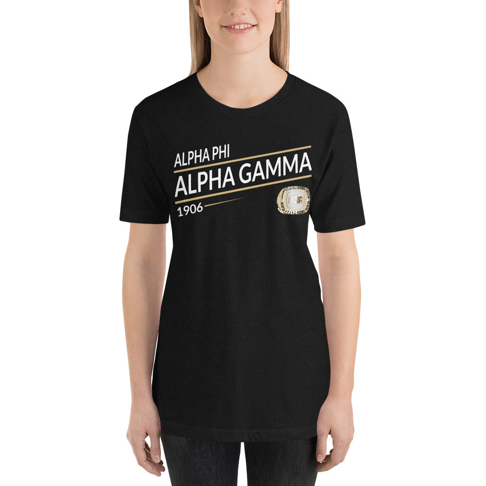 Alpha Phi Alpha 1906 Championship Ring Unisex t-shirt
