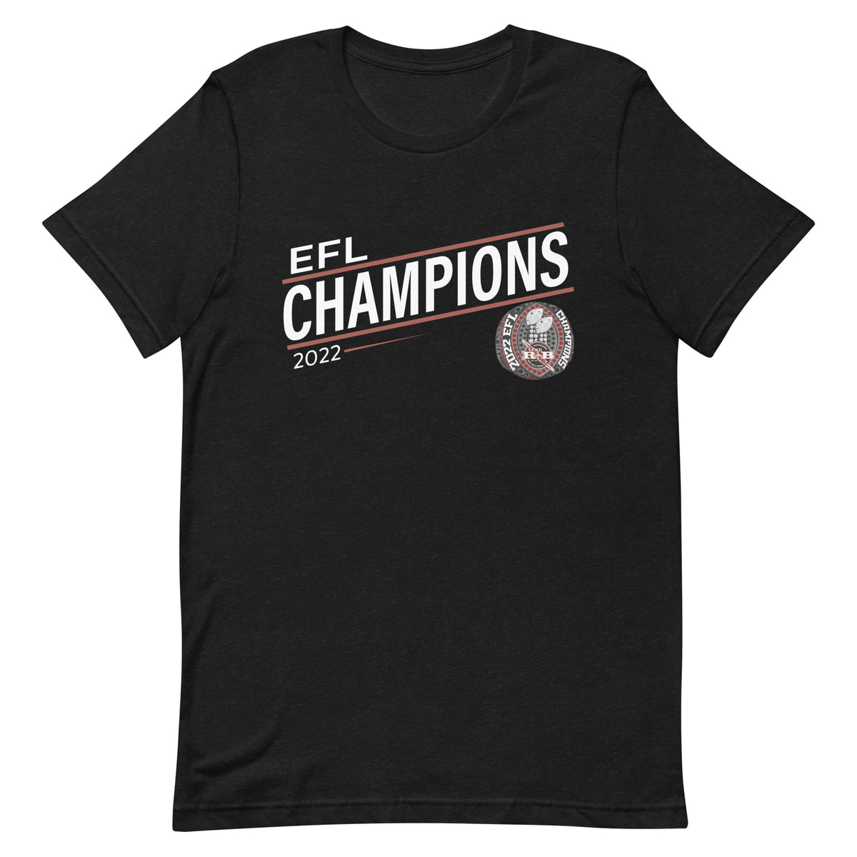Watertown Red &amp; Black 2022 EFL Championship Ring Unisex t-shirt