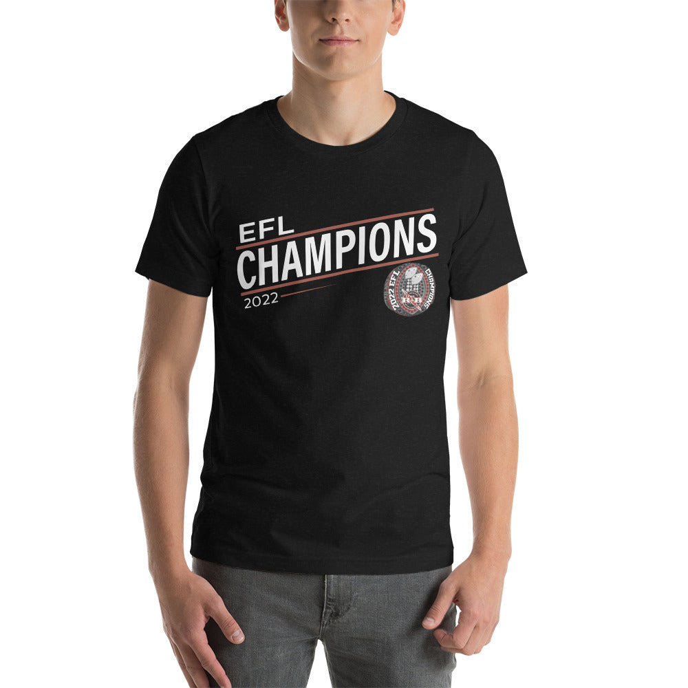 Watertown Red &amp; Black 2022 EFL Championship Ring Unisex t-shirt