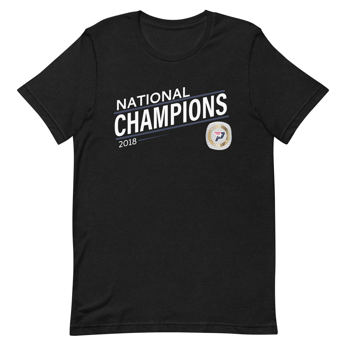South Bay Patriots Blue Line 2018 National Championship Ring Unisex t-shirt