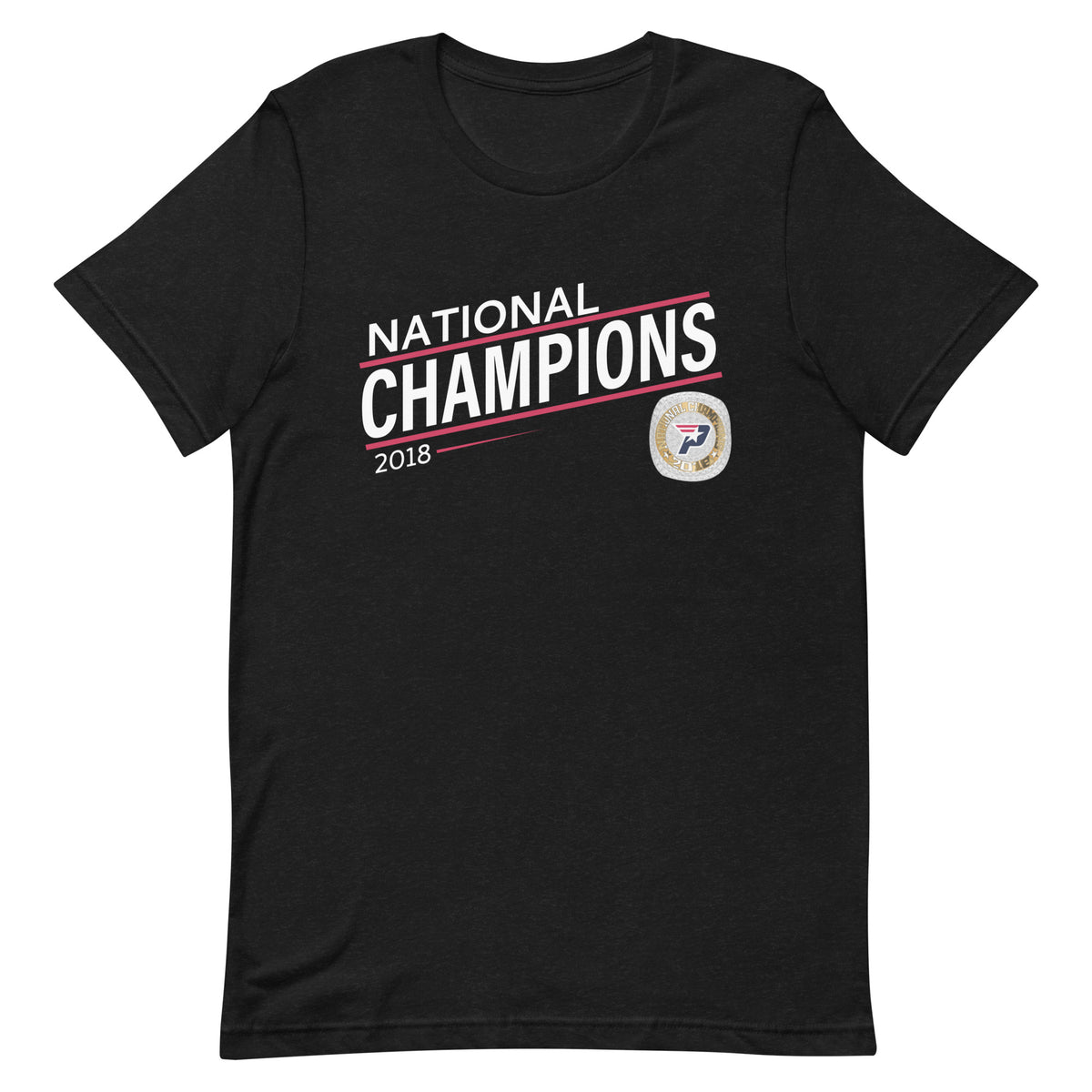 South Bay Patriots Red Line 2018 National Championship Ring Unisex t-shirt
