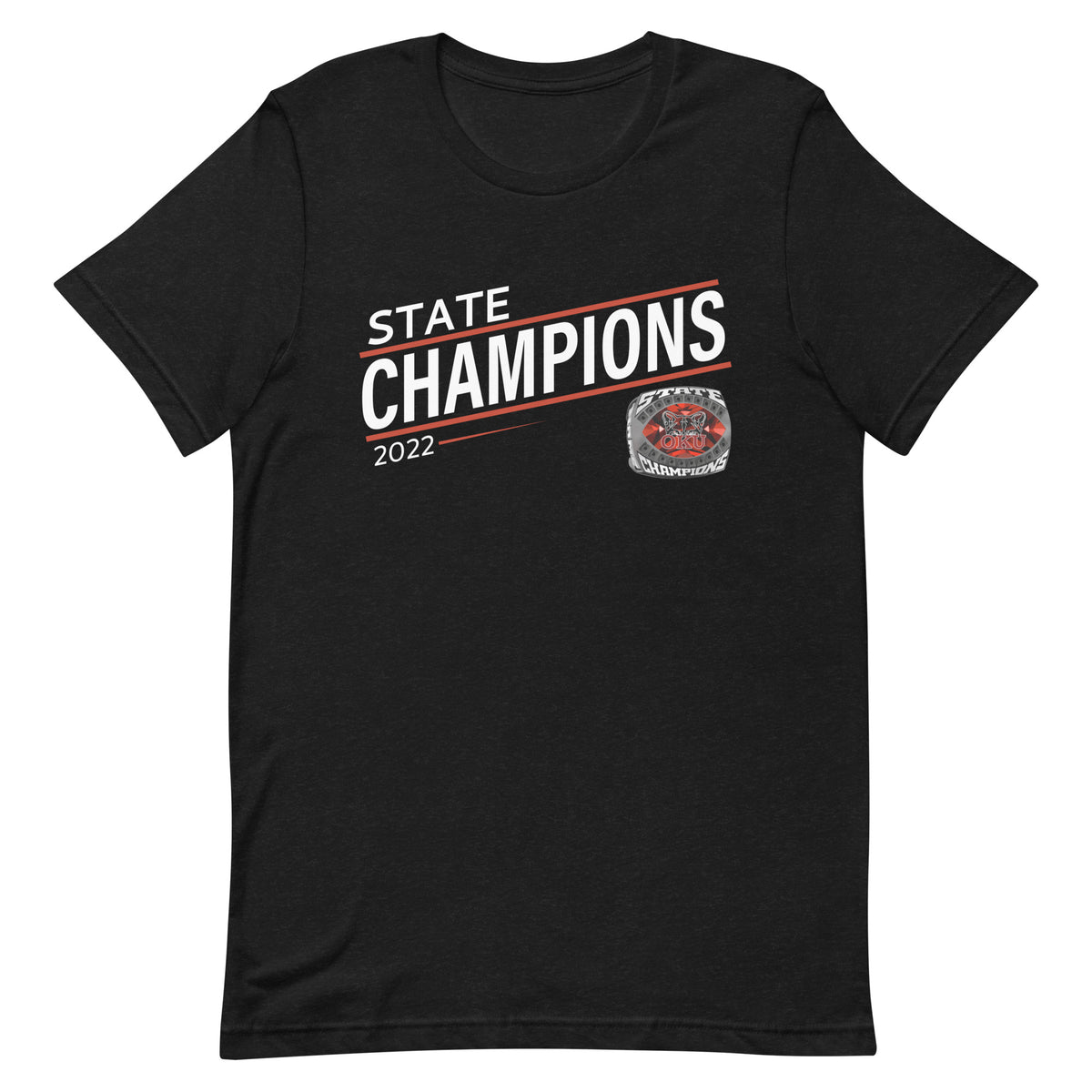 Oklahoma Union High School 2022 State Championship Ring  Unisex t-shirt