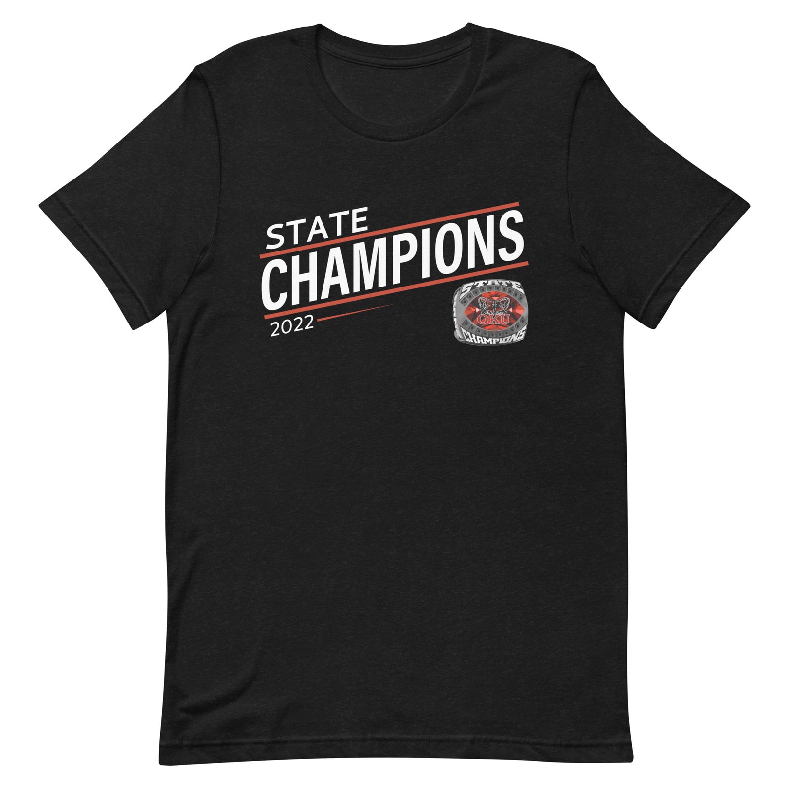 Oklahoma Union High School 2022 State Championship Ring  Unisex t-shirt