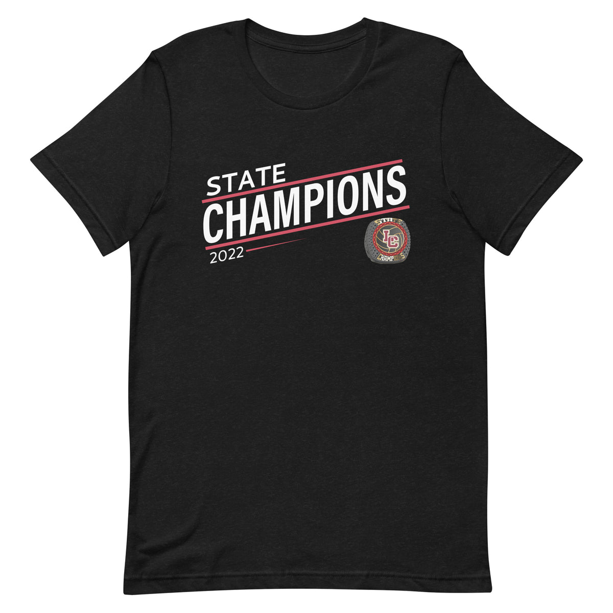 Lincoln Christian High School 2022 State Championship Ring Unisex t-shirt