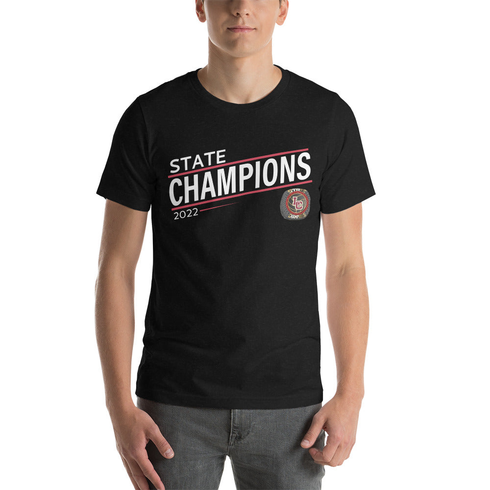 Lincoln Christian High School 2022 State Championship Ring Unisex t-shirt