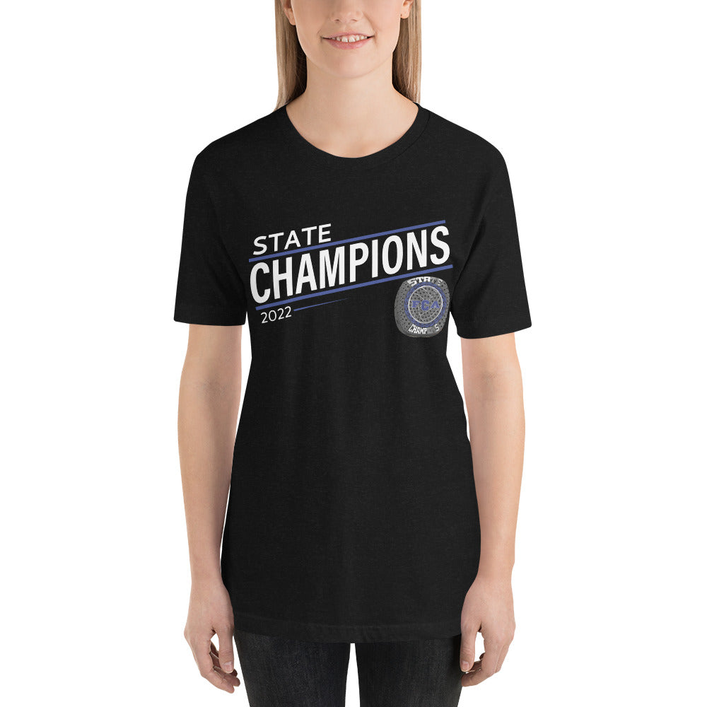 Franklin Christian Academy 2022 State Championship Ring Unisex t-shirt