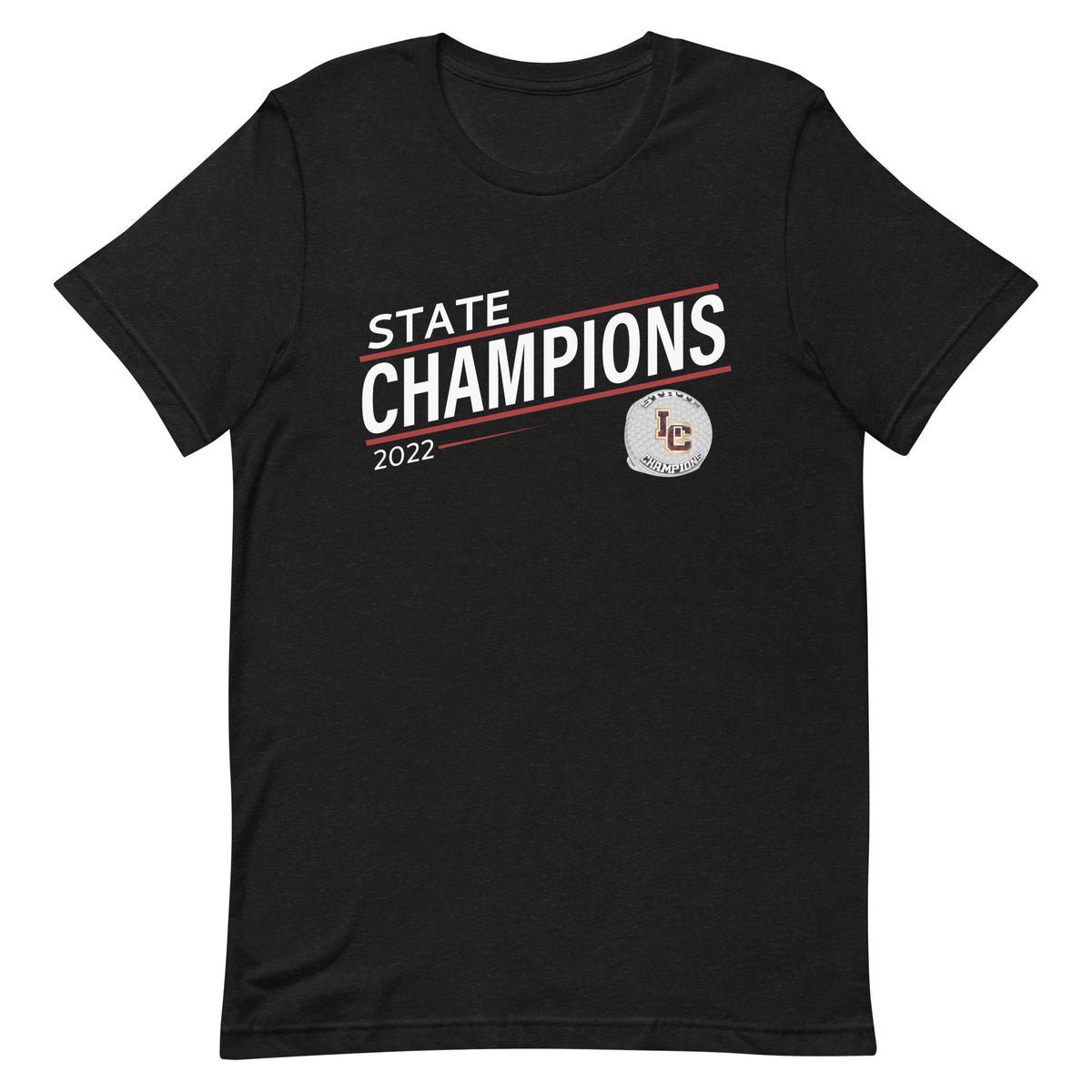 Lincoln Christian Coed Cross Country 2022 State Championship Ring Unisex t-shirt