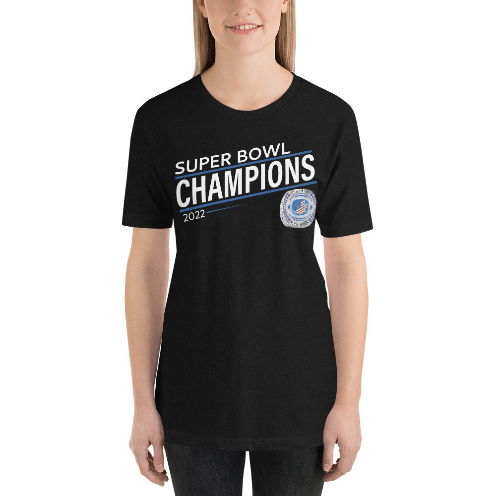 Wilmington Bobcats 2022 Super Bowl Championship Ring Unisex t-shirt