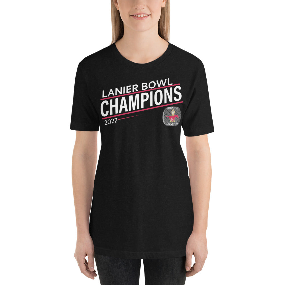 Tumminia Youth Football Lanier Bowl Champions Unisex t-shirt