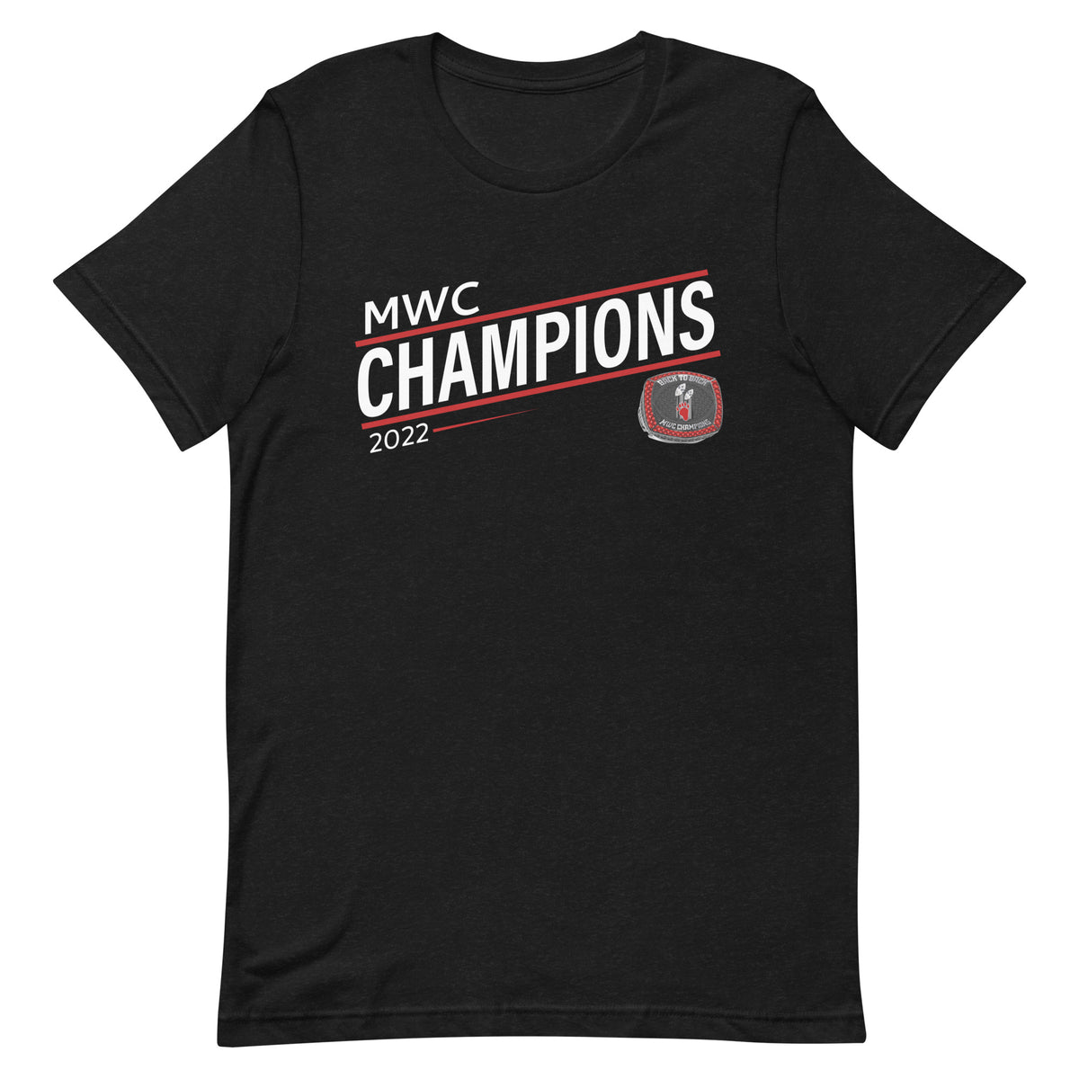 Lake Forest College 2022 MWC Championship Ring Unisex t-shirt