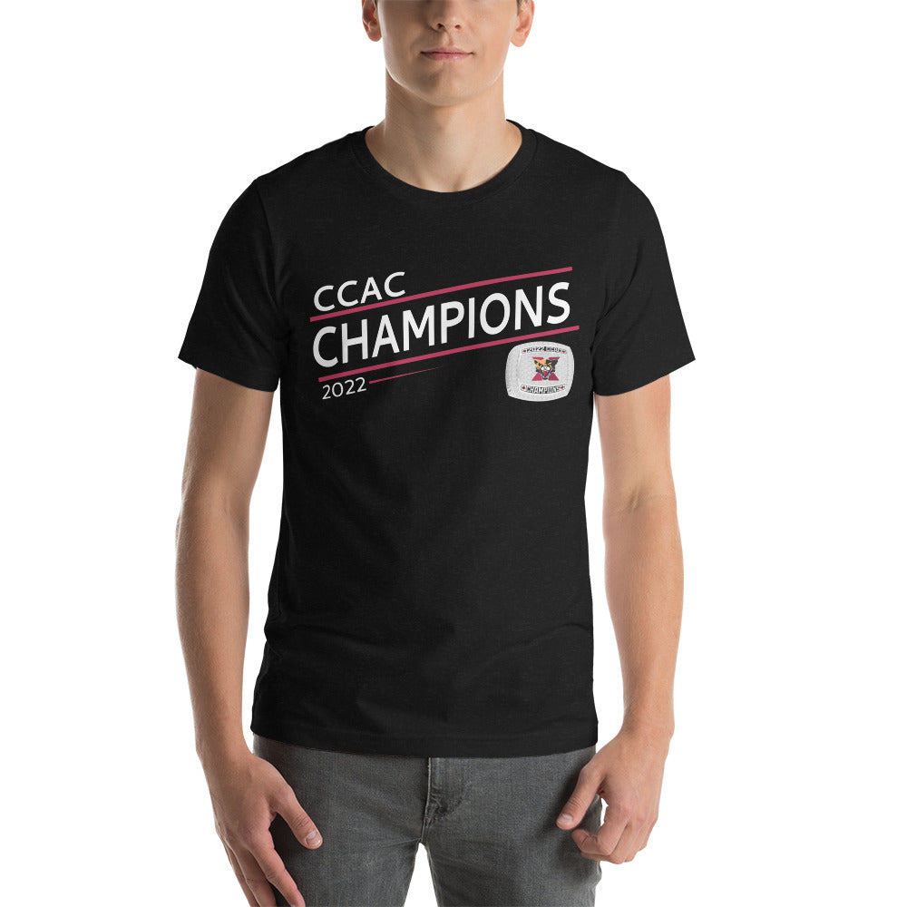 Saint Xavier University 2022 CCAC Championship Ring Unisex t-shirt