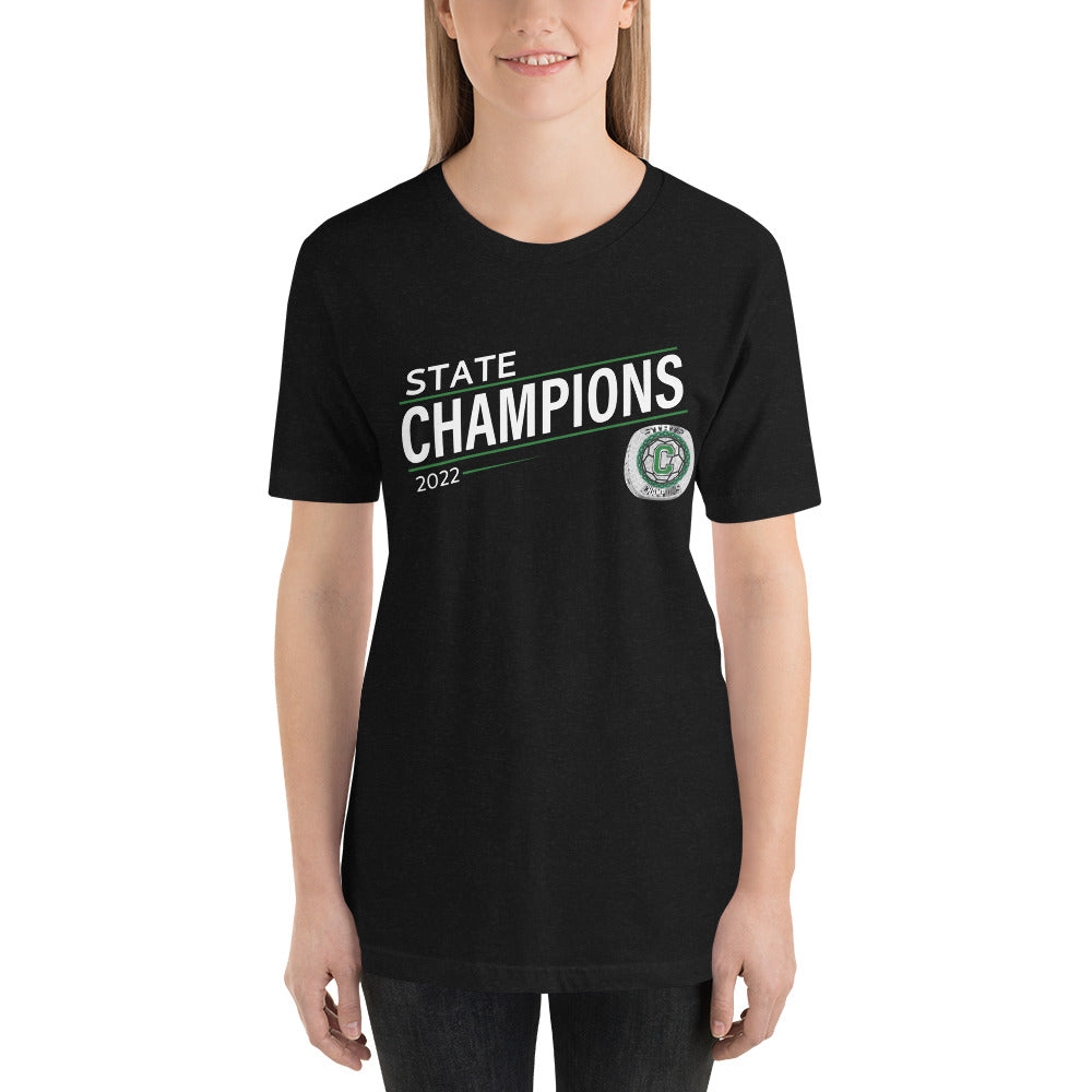 Chariho High School 2022 State Championship Ring Unisex t-shirt