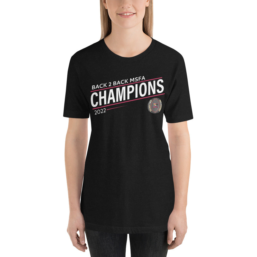 Saint Xavier University 2022 MSFA Championship Ring Unisex t-shirt