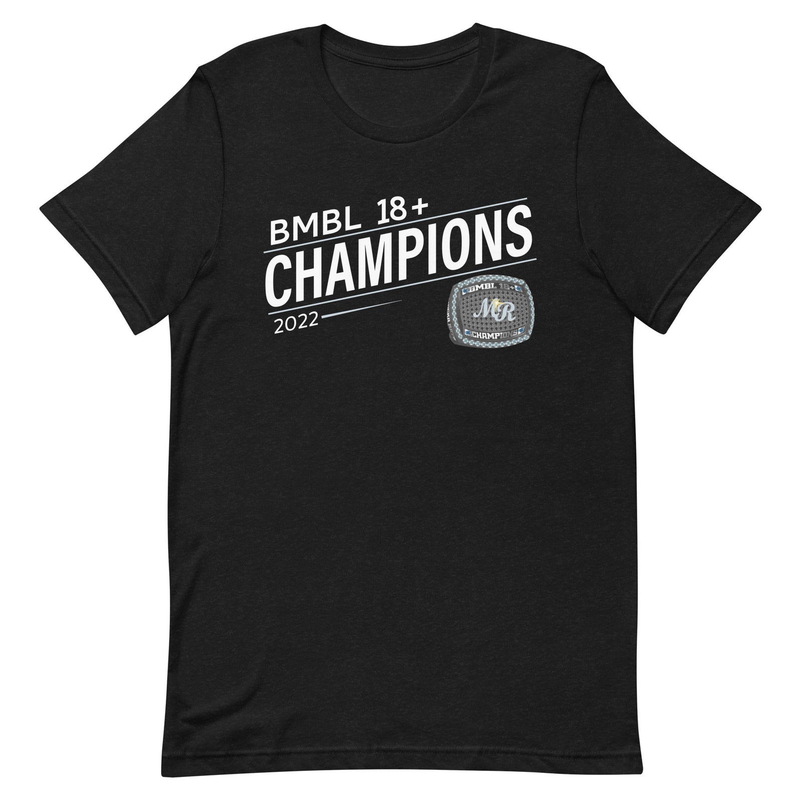 Mocka Rays Baseball 2022 BMBL 18+ Championship Ring Unisex t-shirt