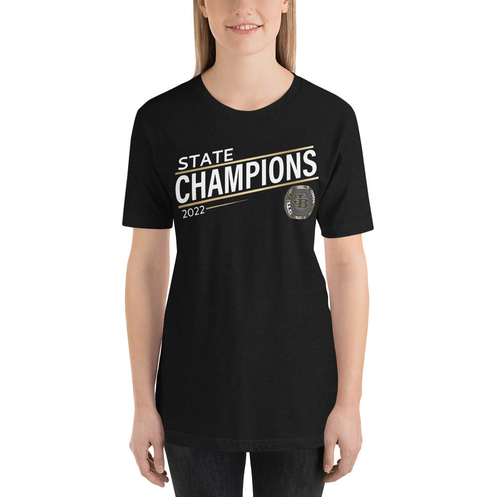 Joel Barlow High School 2022 State Championship Ring Unisex t-shirt
