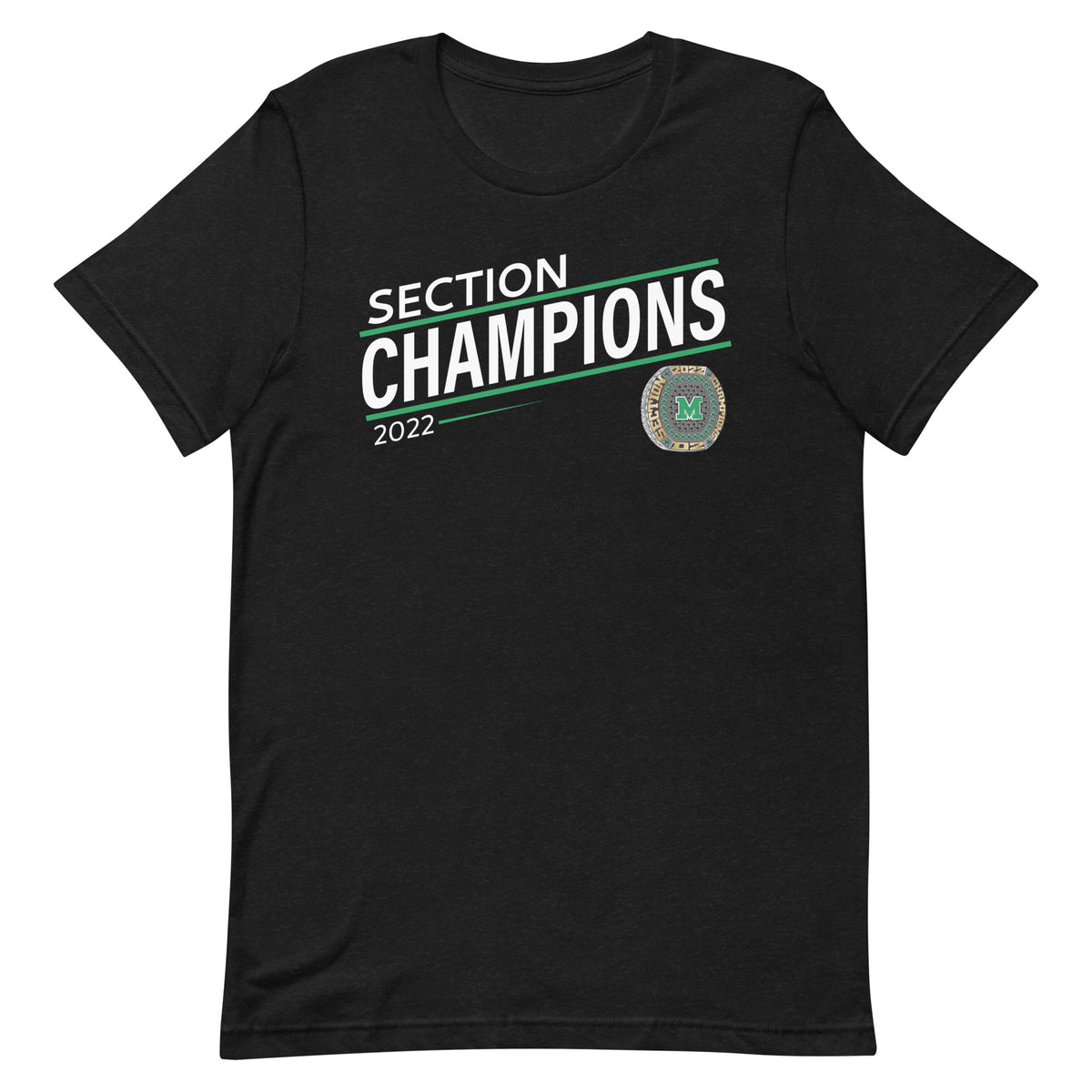 Manteca High School Football 2022 State Championship Ring Unisex t-shirt