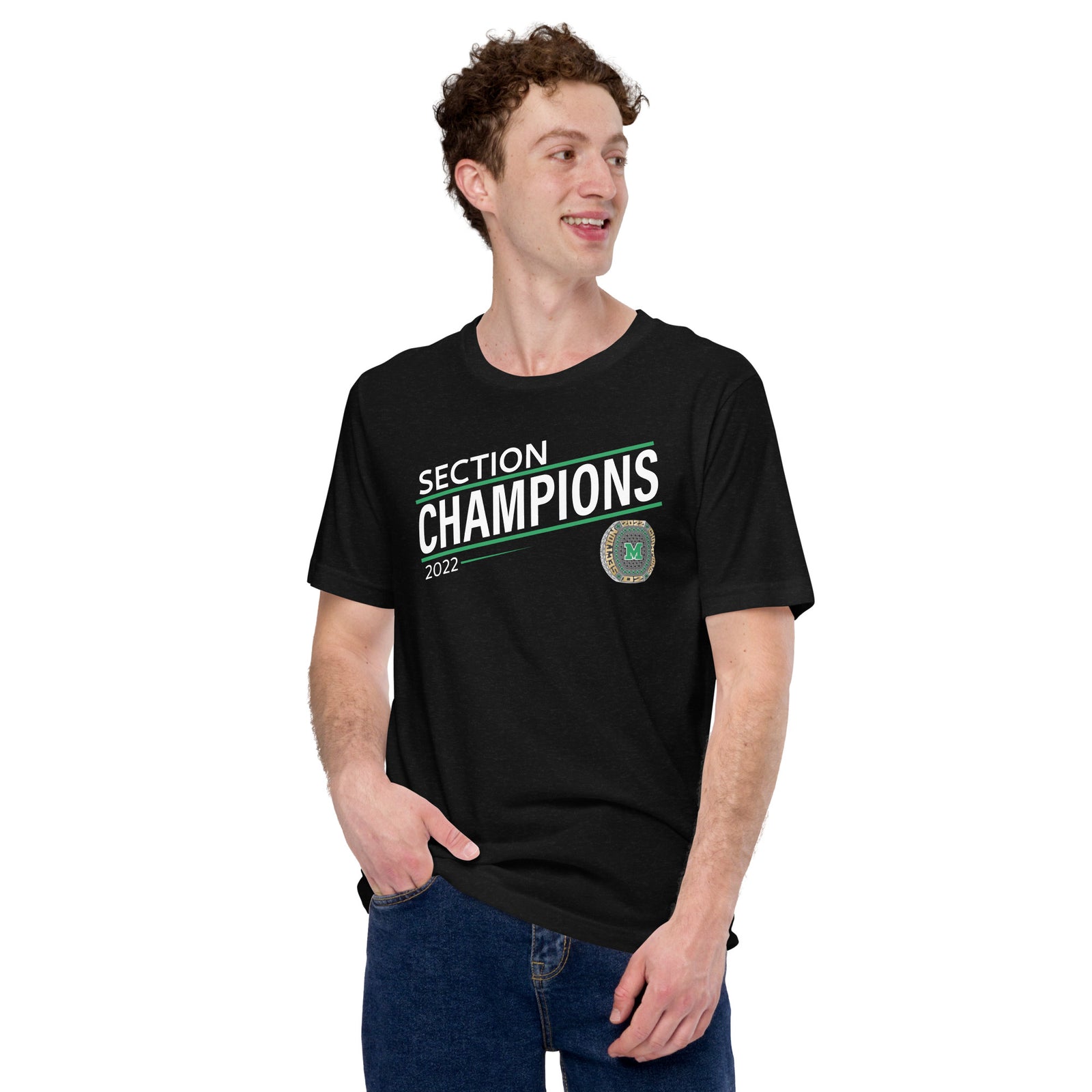 Manteca High School Football 2022 State Championship Ring Unisex t-shirt