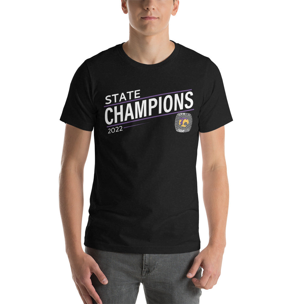 Hot Springs County High School 2022 State Championship Ring Unisex t-shirt