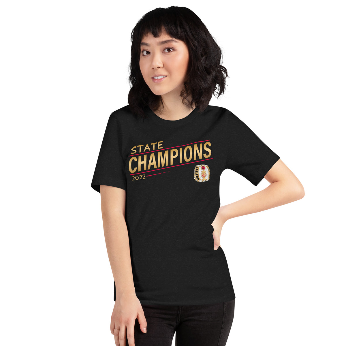Customer Care Basketball 2022 State Championship Ring Unisex t-shirt