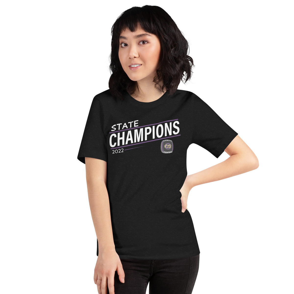 Community Christian High School Cheer 2022 State Championship Ring Unisex t-shirt