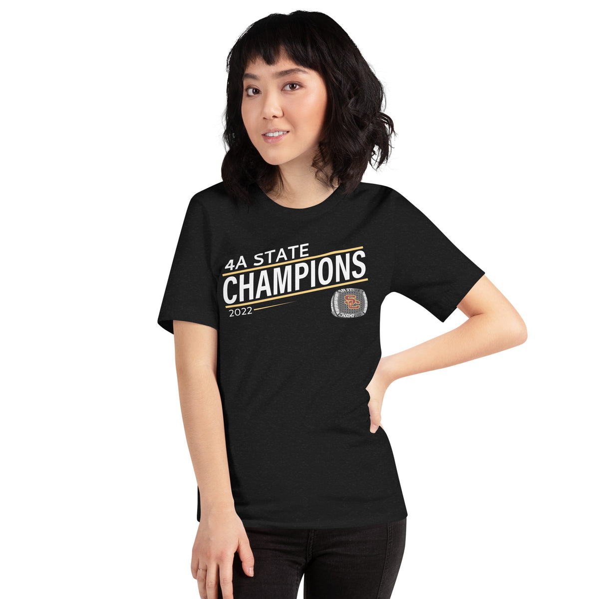 Salpointe Catholic Softball Yellow 2022 State Championship Ring Unisex t-shirt