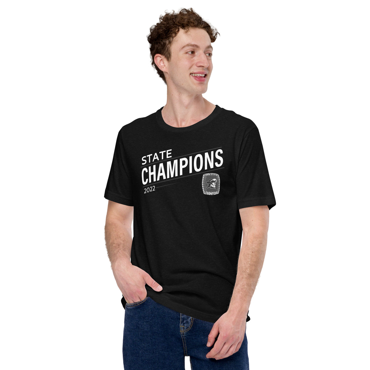 Pilgrim High School Lacrosse 2022 State Championship Ring Unisex t-shirt