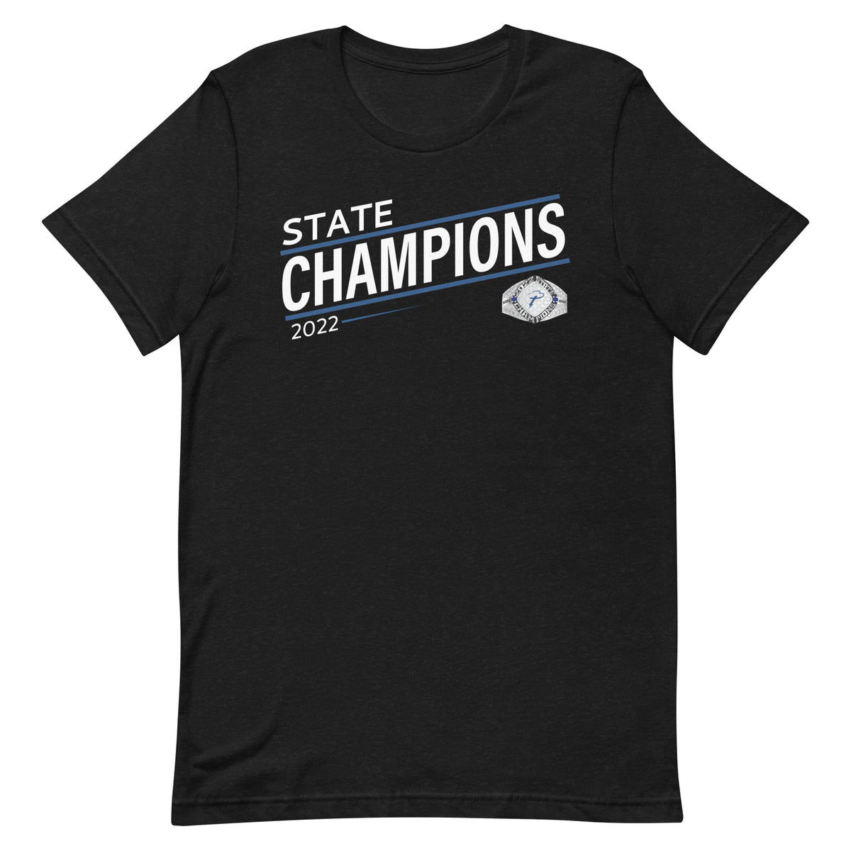 Denver Christian High School Cheer 2022 State Championship Ring Unisex t-shirt