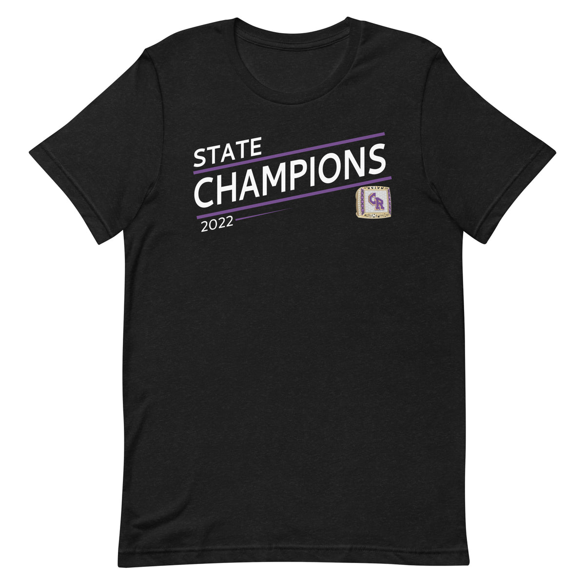 Columbia River High School Volleyball 2022 State Championship Ring Unisex t-shirt
