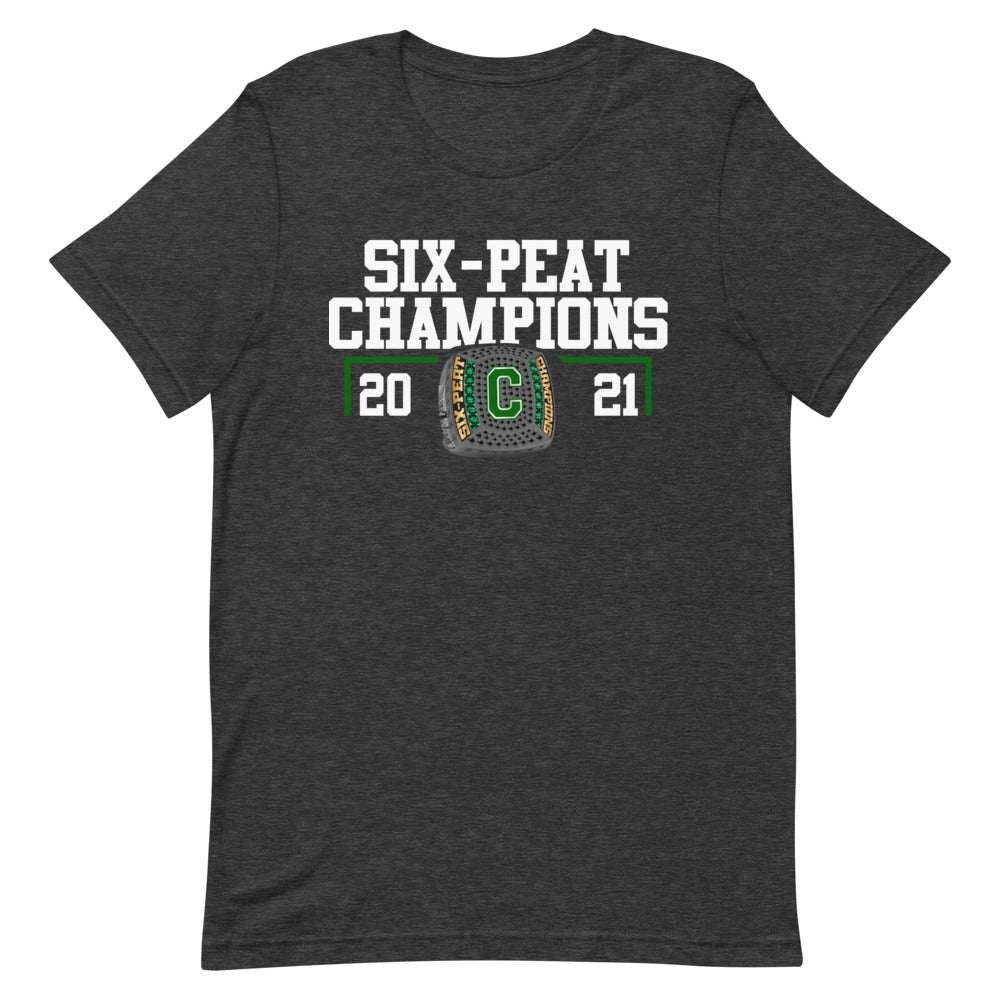 Cathedral High School Six-Peat Champions Short-Sleeve Unisex T-Shirt