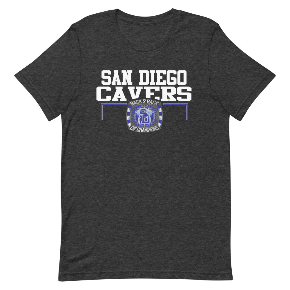 San Diego High School Back 2 Back Champions Short-Sleeve Unisex T-Shirt