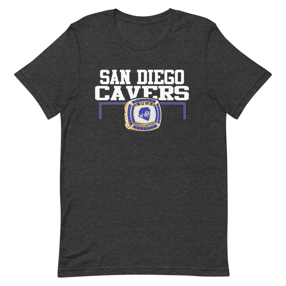 San Diego High School Back 3-Peat Champions Short-Sleeve Unisex T-Shirt