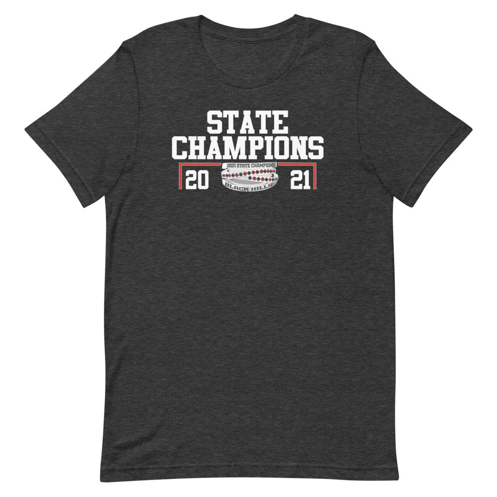 A G West Black Hills HS State Champions Short-Sleeve Unisex T-Shirt