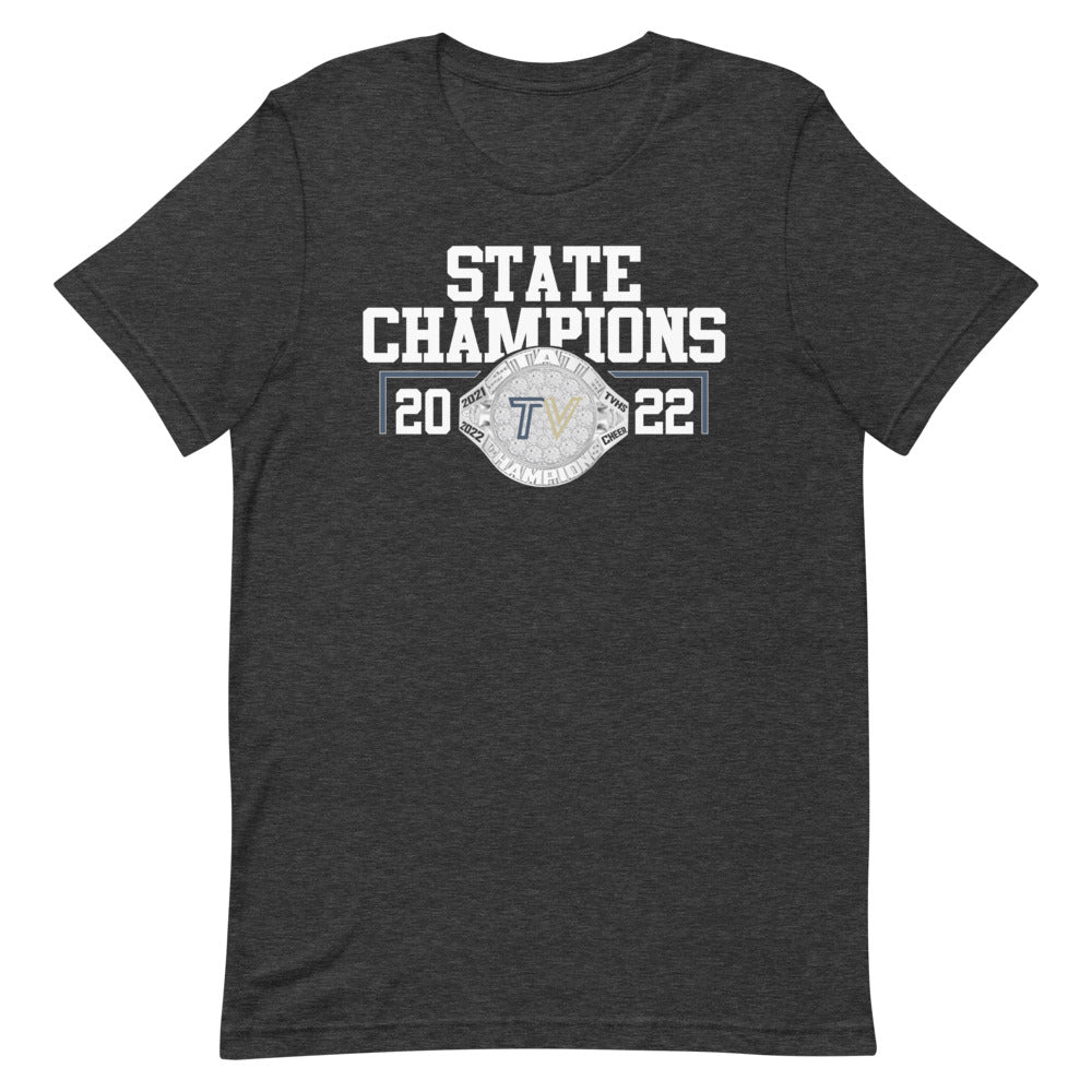 Teays HS Cheer State Champions Short-Sleeve Unisex T-Shirt
