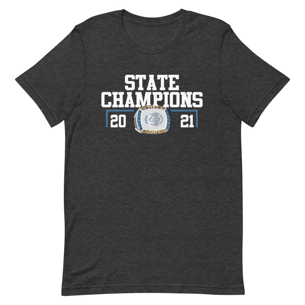 Hampton Talbots 2021 State Champions Short-sleeve unisex t-shirt