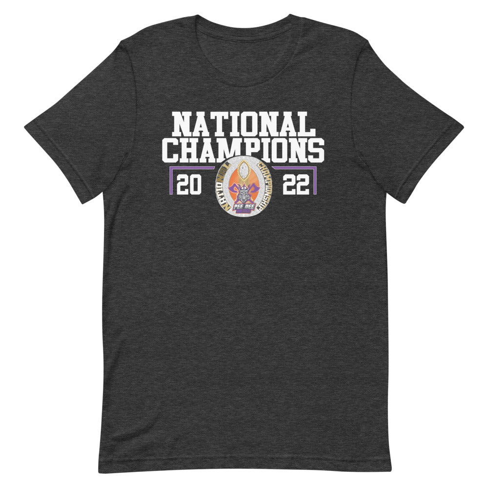 Pee Dee Vikings National Champions Short-sleeve unisex t-shirt