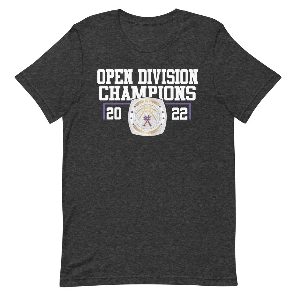 Saint Augustine Open Division Champions Short-sleeve unisex t-shirt