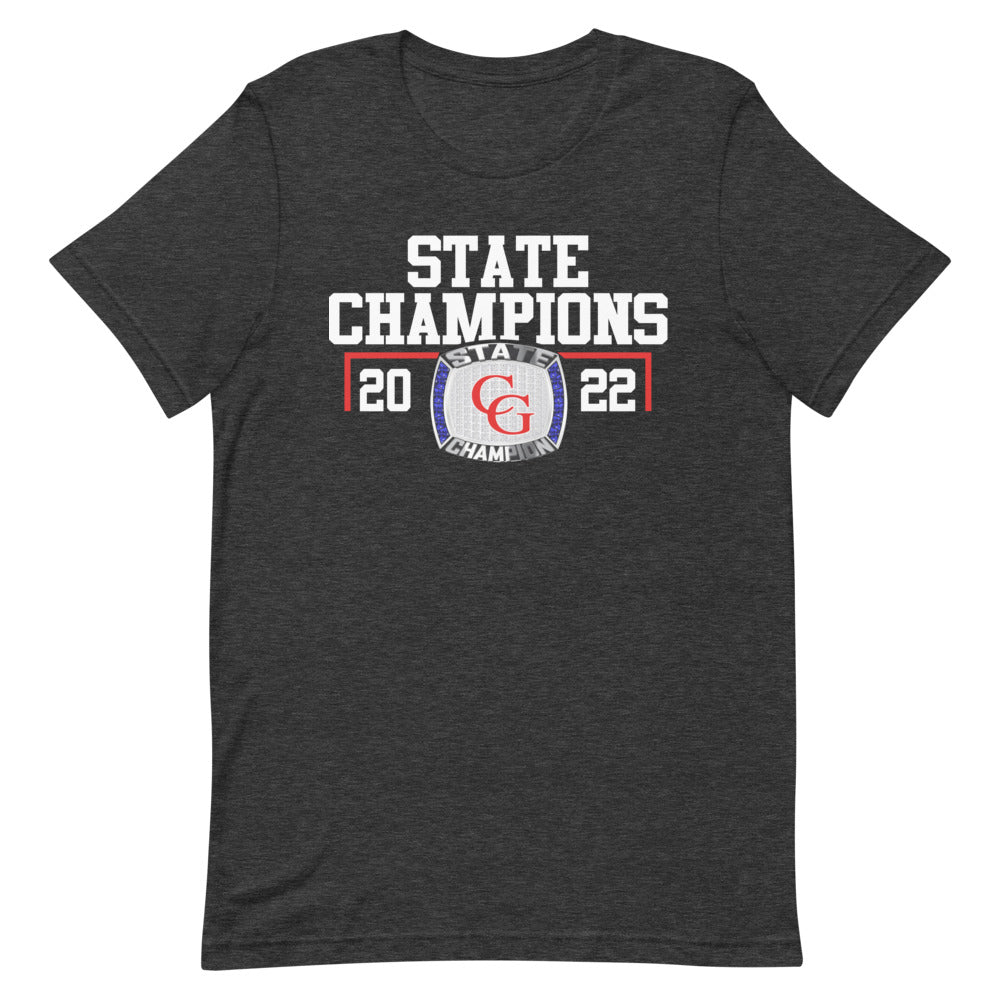 Center Grove Wrestling 2022 Championship Ring Short-sleeve unisex t-shirt