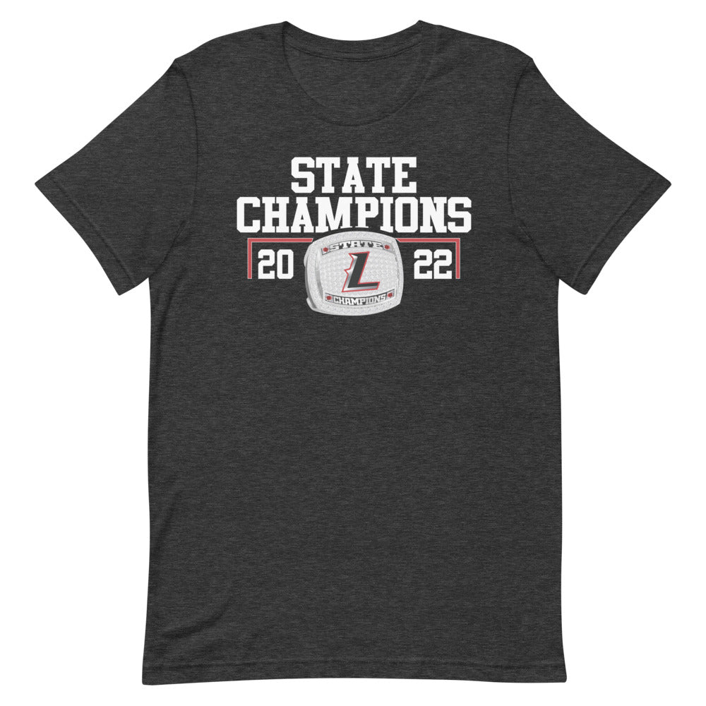 Liberty High School State Champion Short-sleeve unisex t-shirt
